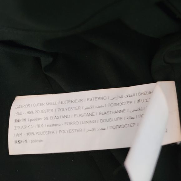 Adolfo Dominguez Womens Black Crepe Classic LBD A-line Dress Classic Slits US 8 - Picture 15 of 15